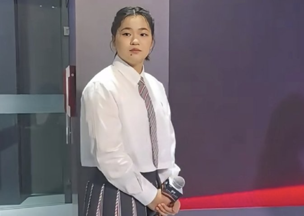 jjb-18岁全红婵出席商业活动!罕见穿裙子打领带 疑变胖引发退役猜想